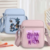Fashion K POP K-KATSEYE Shoulder Bag Trendy Solid Color Phone Pouch Exquisite Small Items Storage Bags Exquisite Birthday Gifts