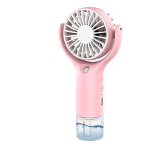 Portable Fan with Mist USB Charging 3-Speed Spray Cooling Fan Outdoor Handheld Fan for Outdoor Office Patio Beach Travel Camping
