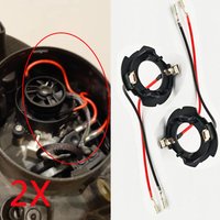 2X For Vw Golf 5 MK5 Jetta H7 LED Headlight Bulb Base Holder Retainer Headlamp Socket Adapter Lamp Base Headlight Accessories