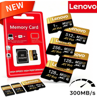 Lenovo 1024GB 512GB SD Memory Card 128GB 256GB Micro SD Card V60 U3 Flash Cards TF Card Memory Microsd For Insta360 DJI Drone