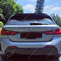 Glänzend schwarze ABS-Heckspoilerkappen-Verlängerung für BMW F40 116i 116d 118d 118i 120i 120d 2019–2024 Heckflügel-Bodykits Tuning