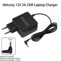 Netcosy 12V 2A 24W Laptop Charger 3.5x1.35mm DC Plug EU AC Adapter for Chuwi Jumper Teclast DERE KUU Notebook PC