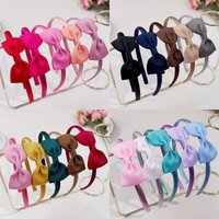 5pcs Cute Girls Headband Fabric Hair Bows Hairbands Kids Children Star Plastic Hairbands Women Girls Party Hair Accessories