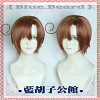 Anime APH Axis Powers Hetalia Romano Lovino Vargas Cosplay Perücke Kurze Hitzebeständige Synthetische Haar Halloween Party Rolle