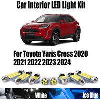 11Pcs Canbus For Toyota Yaris Cross 2020 2021 2022 2023 2024 LED Interior Map Dome Reading Trunk Light Kit Car Bulbs Accessories