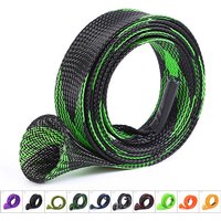 170cm 35mm Fishing Rod Net Tube Sleeve Cover Braided Mesh Protector Pole Gloves Tool Rod Accessories Protective 10colors