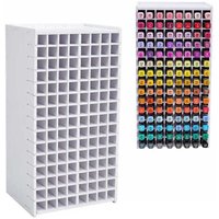 New PVC Art Marker Rack Large Capacity Multi Slots Mark Pen Storage Box 72/120/180/240 Grids Pen Container Art Tools