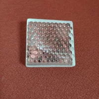 40x40mm Square Fly Eye Lens Array High Efficiency Fresnel Condenser Glass for Projector Street Lamp Light Source