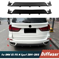 For BMW X5 F15 M Sport 2014-2018 Car Rear Bumper Diffuser Spoiler Body Kit Protective Cover Exterior Tuning Accessories