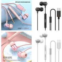 A3 1.2M 9D HIFI Heavy Bass Earphone Type-C IOS Digital Chip 7.1 Surround Stereo Wired Headset With Mic Earbud For Sam sung IOS