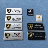 New Aluminum Alloy Badge Sticker Car Body Trunk Window Decoration Decal For Lamborghini LP570 LP610 Urus LP700 LP770 Aventador