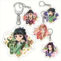 Anime No Hitorigoto Keychain Acrylic Figure Maomao Gao Shun Li Bai Cosplay Keyring Pendant Gifts