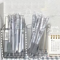 1pc Clear Acrylic Pen Holder - Sleek Desktop Organizer for Pens, Makeup Brushes | Hanging Mount, Polished Finish | Lightweight