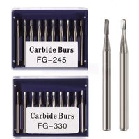 Dental Carbide Burs Tungsten Steel Bur FG # 330 FG #245 for High Speed Handpiece