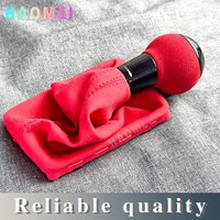 Newly upgraded car parts with red style leather material shift handball suitable for Audi A3 S3 RS3 Q3 S6 RS6 A4 A5 A7 A6 Q5 Q2