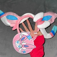 Hot Sale Original Pokemon Love Series Eevee Hair Hoop Face Wash Headband Cute Anime Periphery ornament Birthday Gift