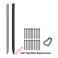 (20 Pack) Marker Pen Tips/Nibs for Remarkable 2 Stylus Pen Replacement Soft Nibs/Tips Black