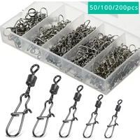 Delysia King 50/100/200 Piece Set of Fishing connector fishing gear kit