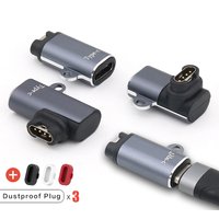 Für Garmin Fenix 7x/6/6s/6x Uhren ladegerät Micro USB Typ C 8-poliger Adapter Tragbarer Lade adapter unterstützt die Daten übertragung