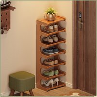 Narrow Corner Shoe Rack Multi-layer Space-saving Organizer Home Entryway Shoe Storage Shelf