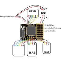 For FlyingRC F4 Wing Mini Ultra Mini Fixed Wing Flight Controller For Efficient With Type-C Interface