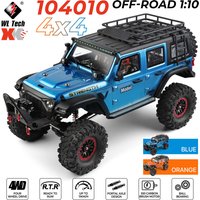 WLtoys 1:10 RC Car 104010 4WD Electric Climbing Car 2.4G 100M Off-Road Vehicle Models Toys