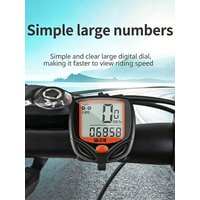 AliExpress NONE Waterproof Bicycle Computer Speedometer Odometer Wireless Wired Bike Computer LCD Display Cycling Speed Tracker Measure Gauge