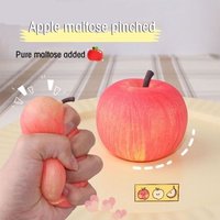 Slow Rebound Simulation Apple Maltose Pressure Ball Squeeze Whole Trick Relieve Stress Adult Vent Children's toys Fidgeting toys