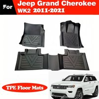 For Jeep Grand cherokee WK2 2011-2021 loor Mats Cargo Liner TPE Floor Liners Trunk Mat Car Interior Accessory