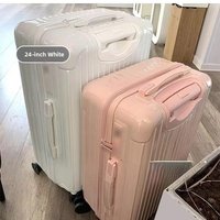 Ultra-Light Silent Universal Wheel Travel Suitcase Women's 20 Inch Student Pull Rod Luggage Large Capacity Password Box