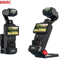 BRDRC Magnetic Mount for DJI Osmo Pocket 4 3 Creator Accessories Metal Expansion Bracket Vlgo Video Photography Mount Adapter