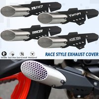Motorcycle MT-07 MT07 Tracer FZ-07 XSR 700 XTribute TRACER700 TRACER 7 GT Exhaust Pipe Muffler Cover For YAMAHA YZF R7 2021 2022