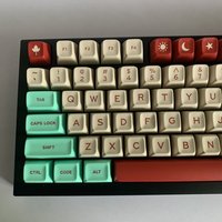173 Keys Jukebox Double Shot ABS Keycaps SA Profile Minimalist Style Keyboard Keycaps for MX Switches Mechanical Gaming Keyboard