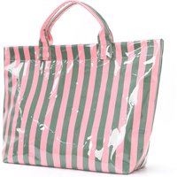 Hot-selling Women's Striped Tote Bag Stylish Lightweight Commuting Hobo Handbag Large Capacity Portable Handbag for Beach Pool