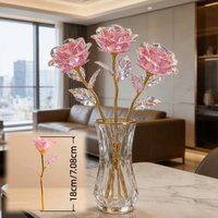 Pink Preserved Roses Artificial Roses Holiday Gifts Everyday Home Decorations