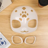 Kemono Furuits Headbase Mask Skull 3D Printing Resin Head Shell DIY Material Fursuit Partial Cat Dog Animal Cosplay