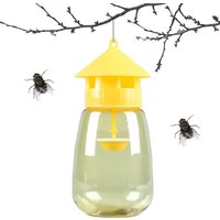 Fruit Fly Trap Reusable Plastic Insect Catcher Trap Transparent Environmentally Anti Flies Home Garden Orchard Pest Control Tool