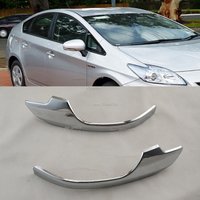 For Toyota Prius XW30 2009-2015 Markx 2010-2016 Chrome Rear View Door Side Rearview Mirror Cover Trim Protector Styling Sticker