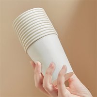 50-1000pcs Disposable Cups White Thicken Durable Cups For Hot And Cold Drinks Household Party Office Coffee Cup