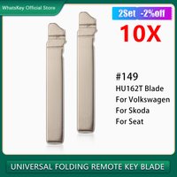 10Pcs/Lot No.149 KD Uncut Remote Key Flip Blade HU162T For Volkswagen VW Golf 7 SPORTSVAN Atlas 2018-2020 Skoda MQB Type #149