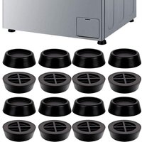 4Pcs Furniture Anti Vibration Pads Noise-reducing Rubber Feet for Washing Machine Universal Leg Base Mats