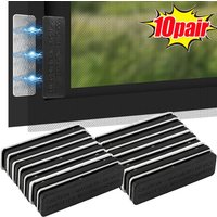 Magnetic Curtain Closure Clips Multi-purpose Heavy Duty Window Screen Curtain Magnet Fixed Buckle Fasteners Curtain Accessories