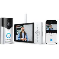 Srihome SH054 5Inch Screen 4MP 1440p Wireless WIFI Doorbell 120Degree Wide Angle Video Door Phone Visual Door Viewer Camera