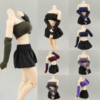 1/12 Scale Girl Tube Top Female Doll Chest Wrap Cosplay Movable Model Outfit Bralette for 6inch Figure Body Dress up