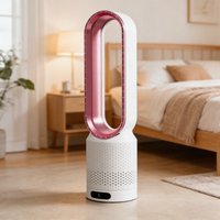 20 Inch Air Purification Circulation Bladeless Fan Ultra-Quiet Dormitory Floor Electric Tower Fan Bladeless For Summer