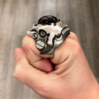 Vintage Punk Mecha Ring Outdoor Portable EDC Ring Tool Creative Gift Toy