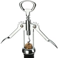 1Pc Portable Stainless Steel Spiral Wine Opener Multifunctional Corkscrew Kitchen Bar Gadget