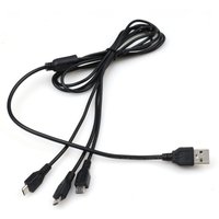 【LANO】 USB male to Micro 1 to 3 Hub Y Split Usb Cable Micro Usb Splitter Cable 3 in 1 Data Cable for Charge phones , power banks