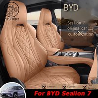 Custom Fit Car Accessories Seat Covers Full Set Top Quality Leather Specific For BYD SEALION 7 EV 2026 2025