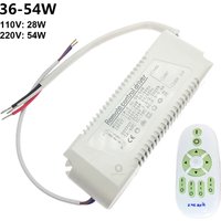 Output 24V 2.4G remote control LED driver 108W 150W power suppply for dual colors LED strip dimming and color changing
